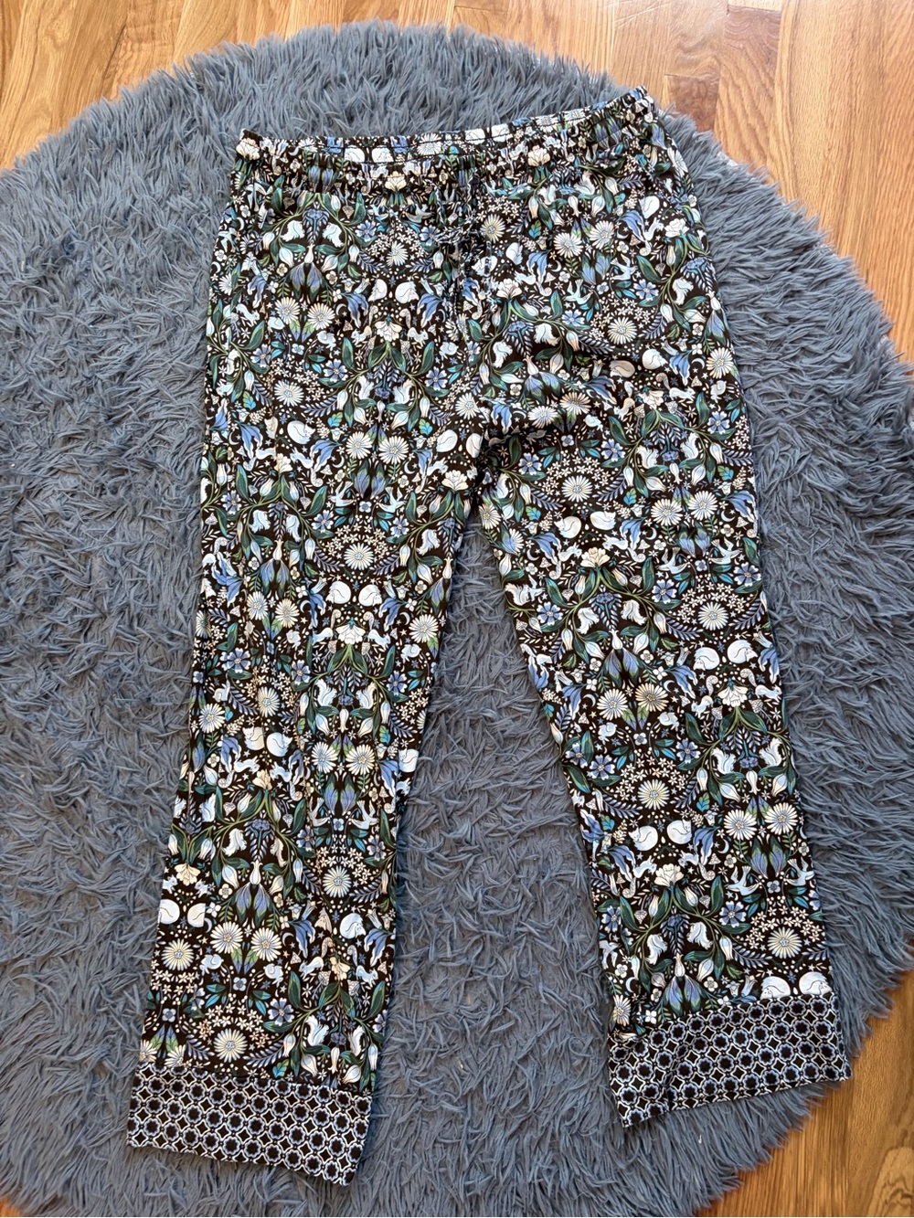 Vera Bradley Floral Novelty Animal Print Pull-On PJ Pants Size XL